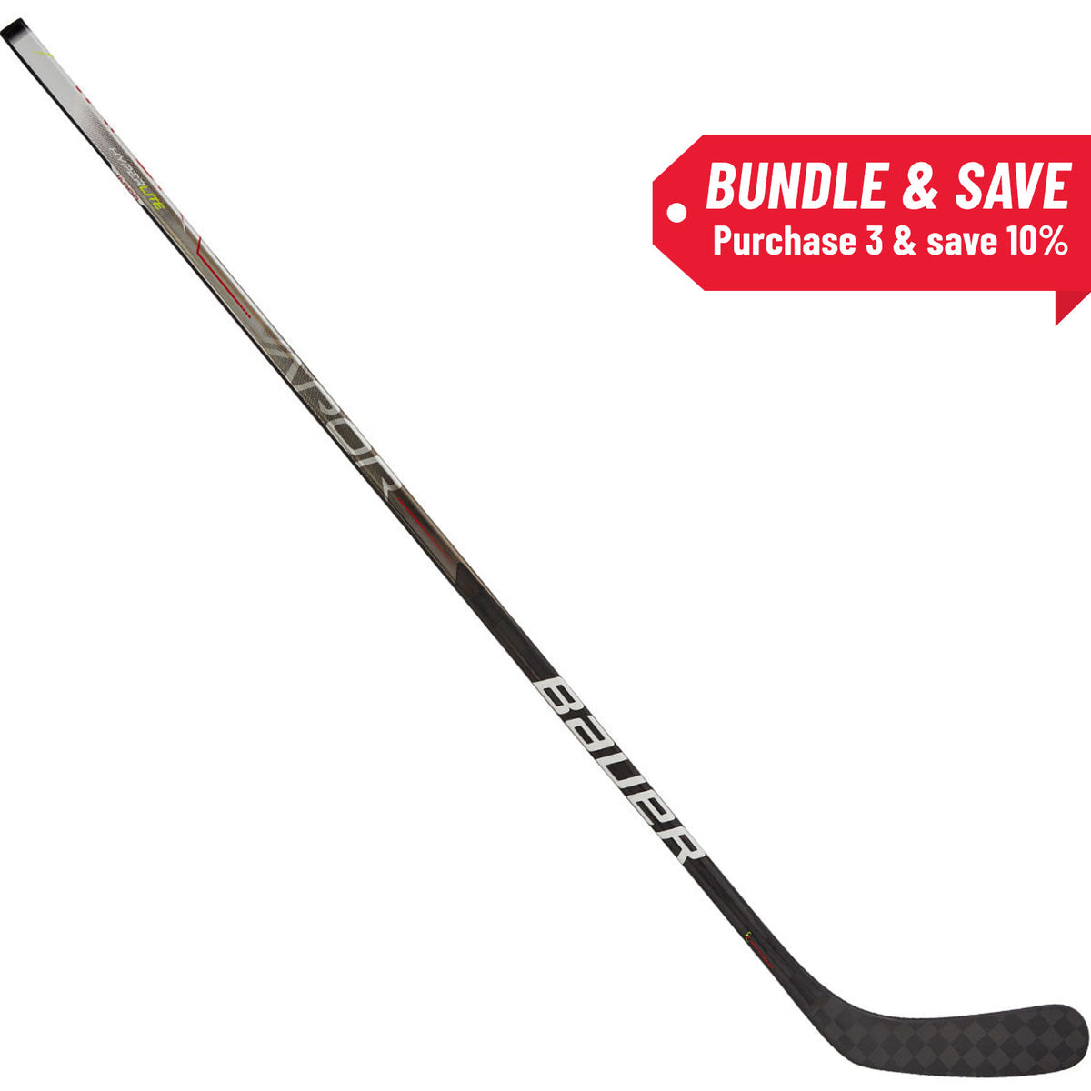 BAUER VAPOR HYPERLITE COMPOSITE STICK INTERMEDIATE – Skaters BAUER VAPOR HYPERLITE COMPOSITE STICK INTERMEDIATE – Skaters