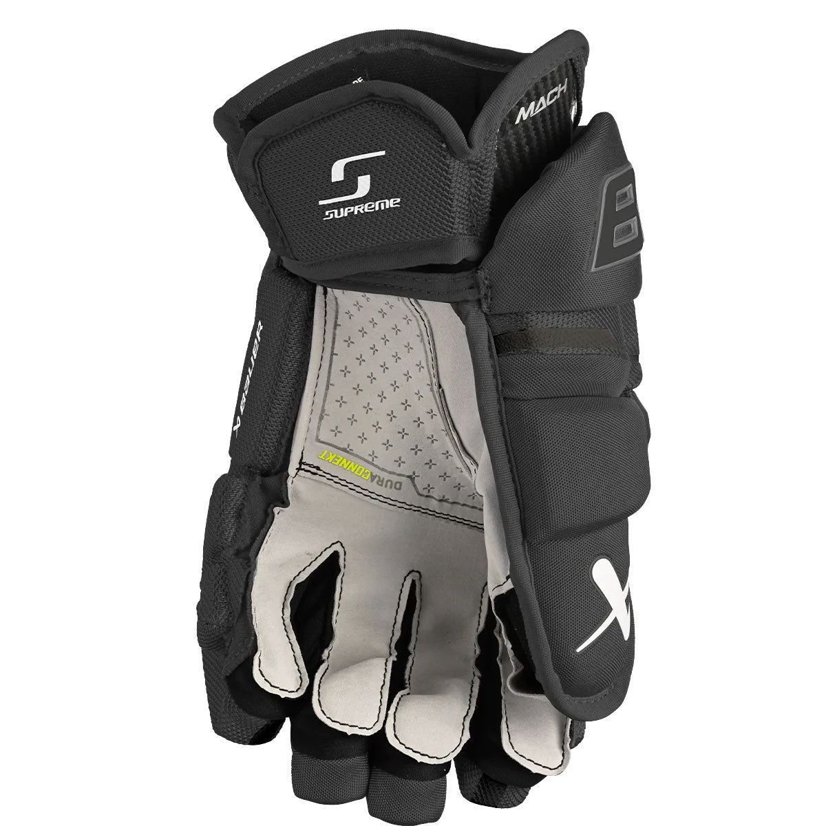 BAUER SUPREME MACH GLOVES INTERMEDIATE BLACK - Main Image