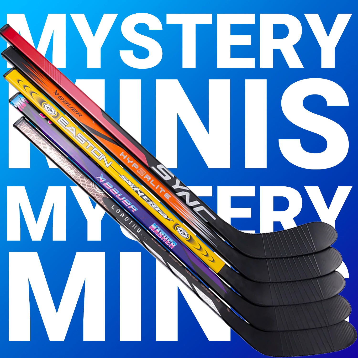 Mystery Mini Hockey Sticks & Knee Hockey Equipment