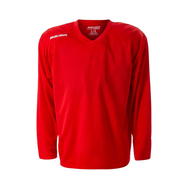 BAUER FLEX PRACTICE JERSEY RED SENIOR Skaters Network