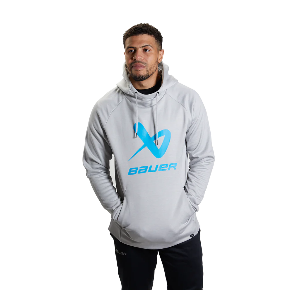 BAUER CORE LOCKUP HOODIE GREY